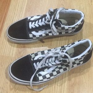 Checkered Old Skool Vans